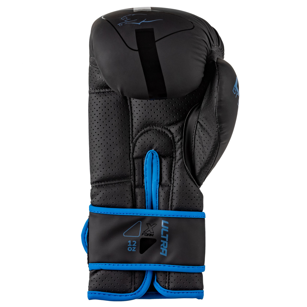 Боксерські рукавиці PowerPlay 3024 Ultra Mat Чорно-Темно сині 10 унцій