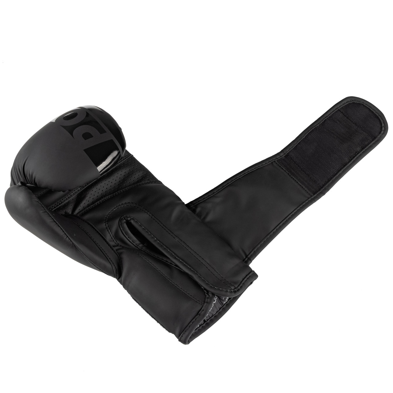 Боксерські рукавиці PowerPlay 3086 Matt Challenger Чорні 16 унцій