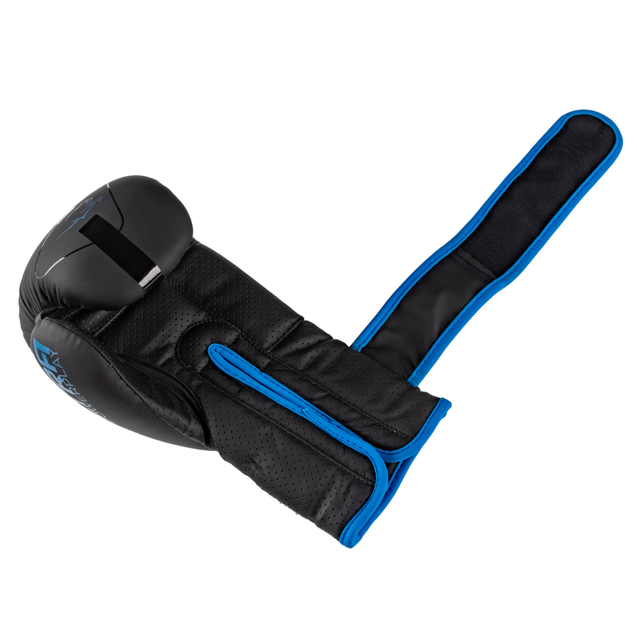 Боксерські рукавиці PowerPlay 3024 Ultra Mat Чорно-Темно сині 8 унцій