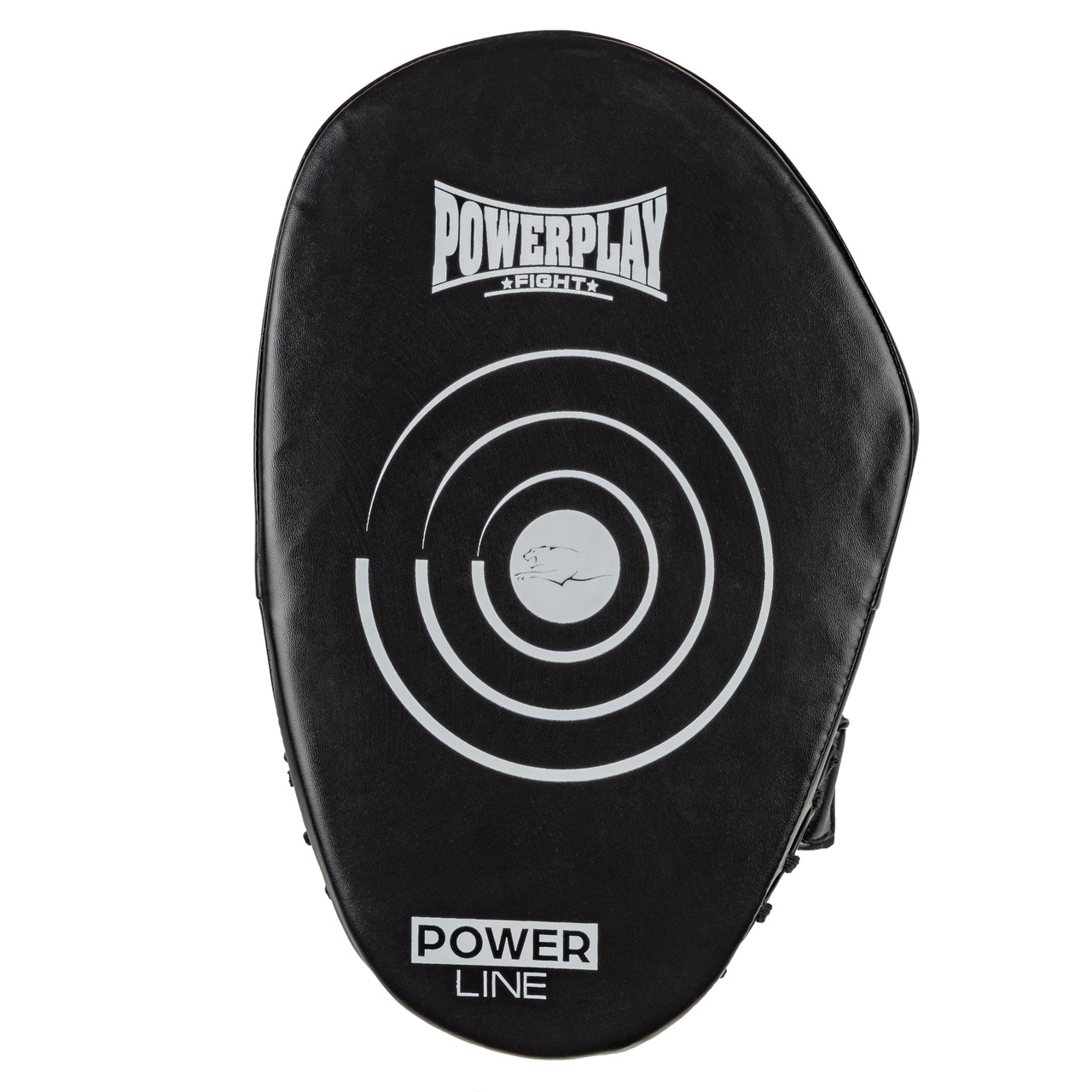 Лапи боксерські PowerPlay 3051 Чорні PU [пара]