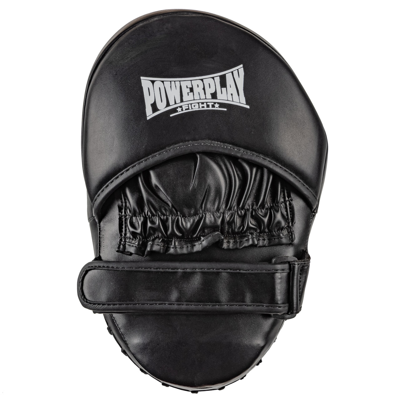 Лапи боксерські PowerPlay 3051 Чорні PU [пара]
