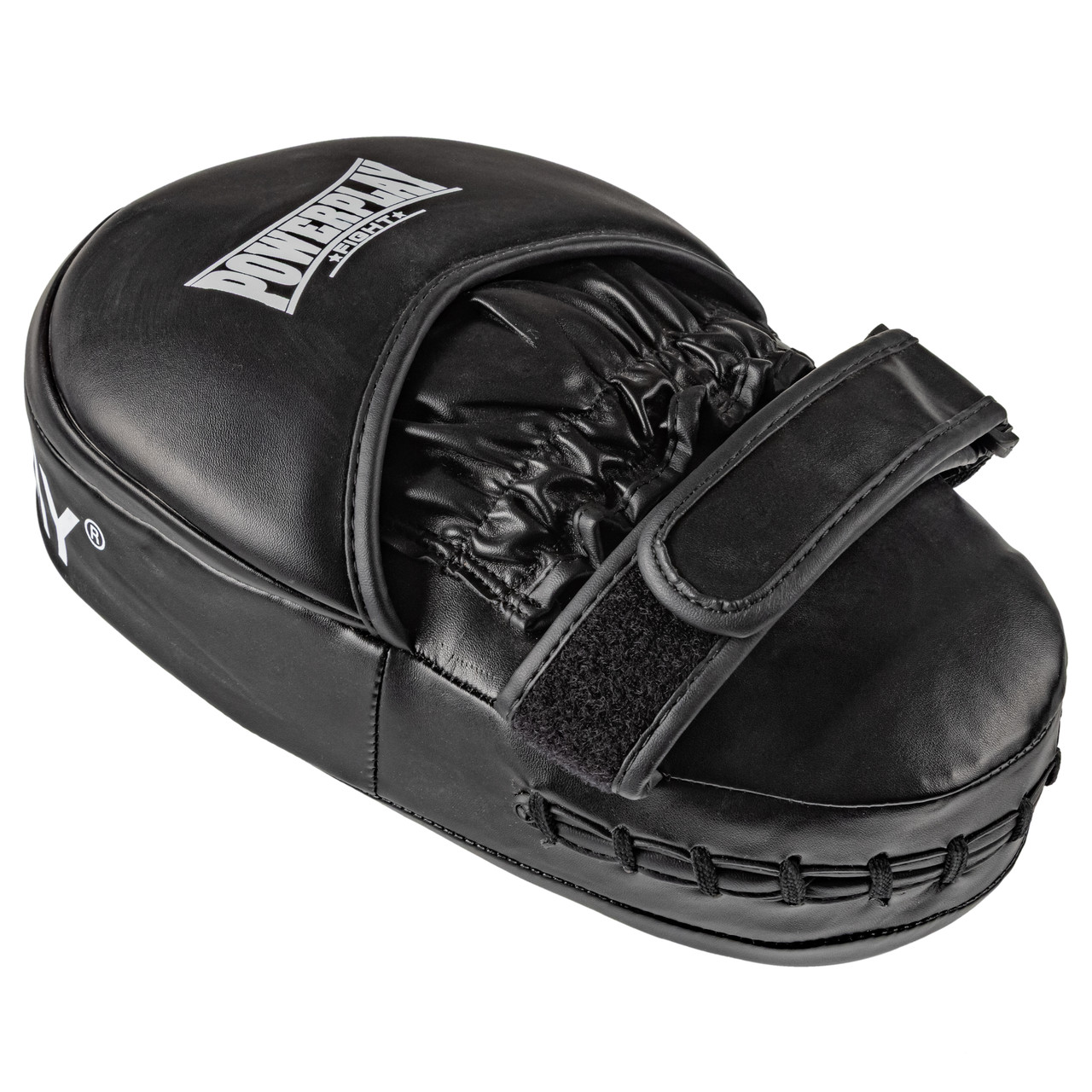Лапи боксерські PowerPlay 3051 Чорні PU [пара]