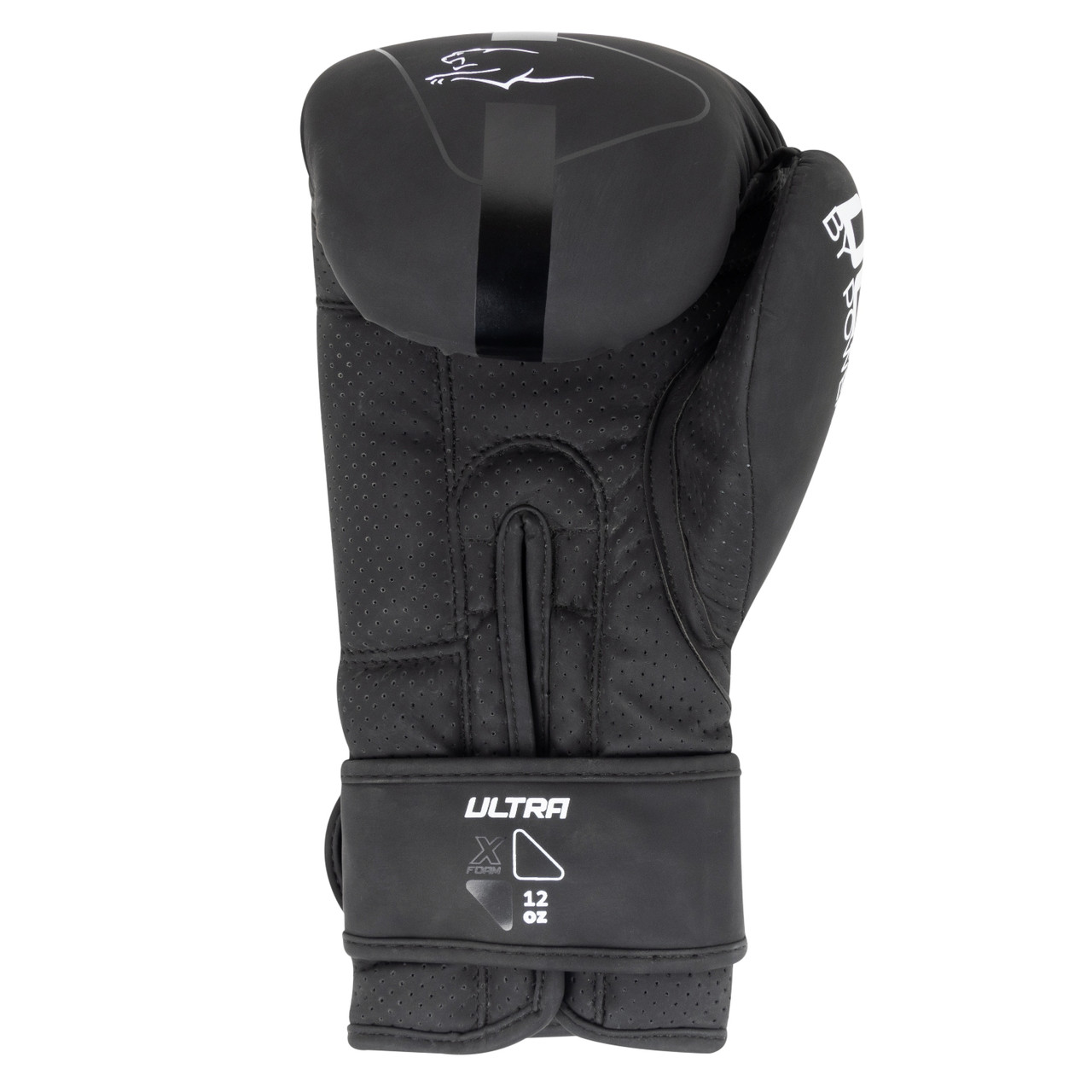 Боксерські рукавиці PowerPlay 3024 Ultra Mat Чорно-Білі 8 унцій