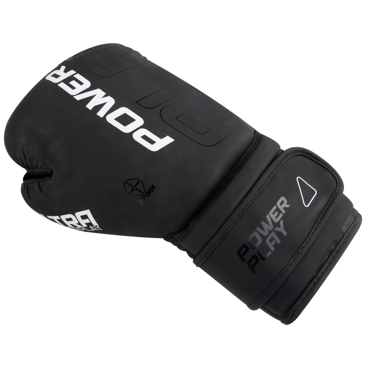 Боксерські рукавиці PowerPlay 3024 Ultra Mat Чорно-Білі 8 унцій