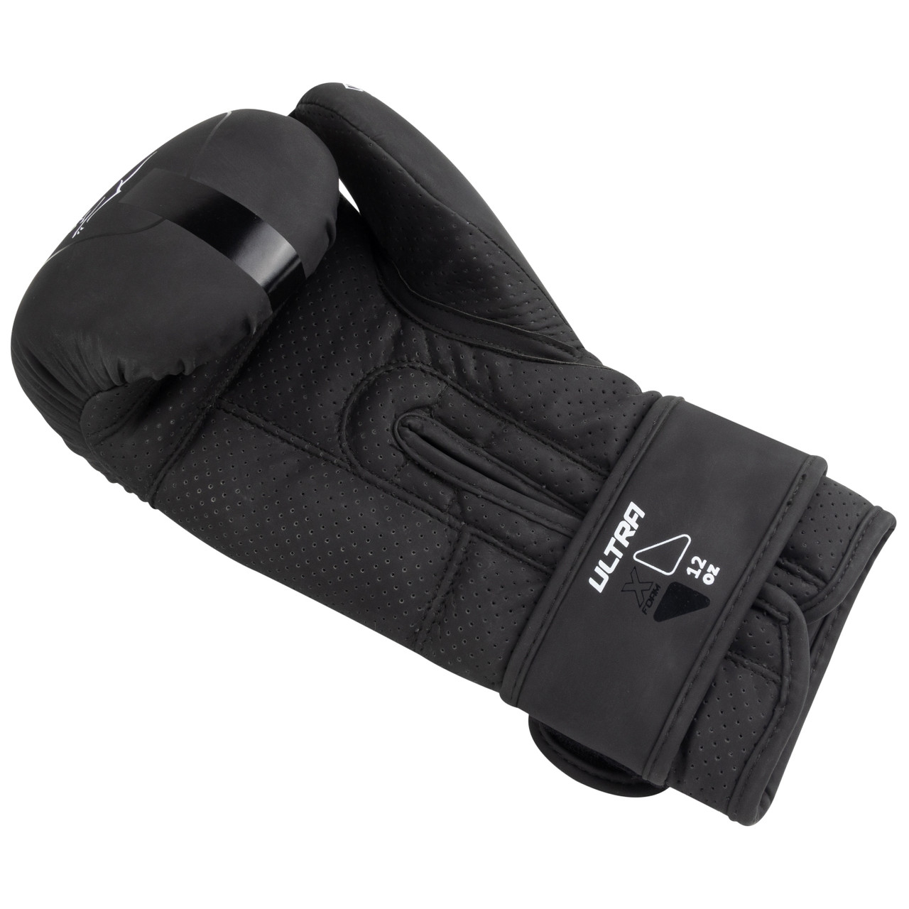 Боксерські рукавиці PowerPlay 3024 Ultra Mat Чорно-Білі 8 унцій