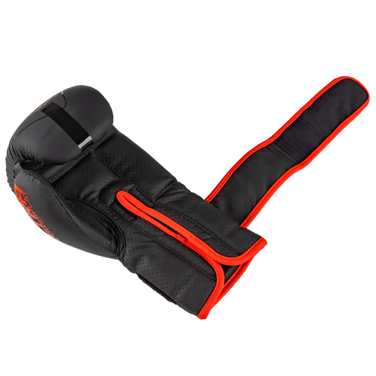 Боксерські рукавиці PowerPlay 3024 Ultra Mat Чорно-Червоні 10 унцій