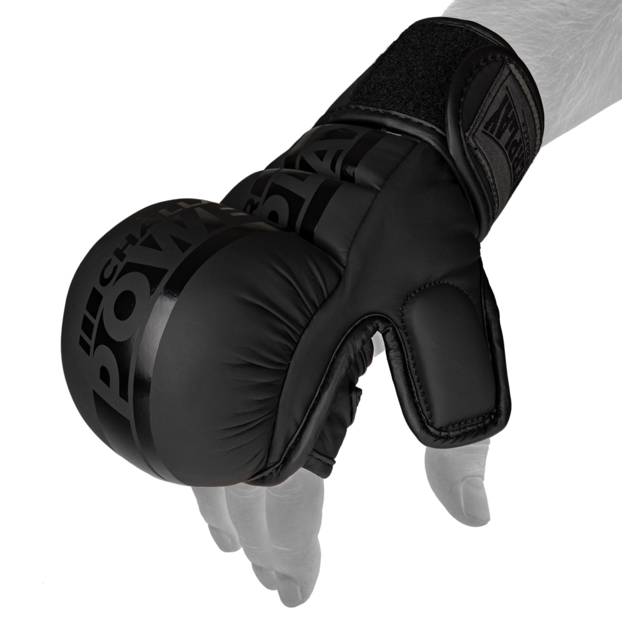 Рукавиці для MMA PowerPlay PP_3033 Ultra Matt Чорні XL