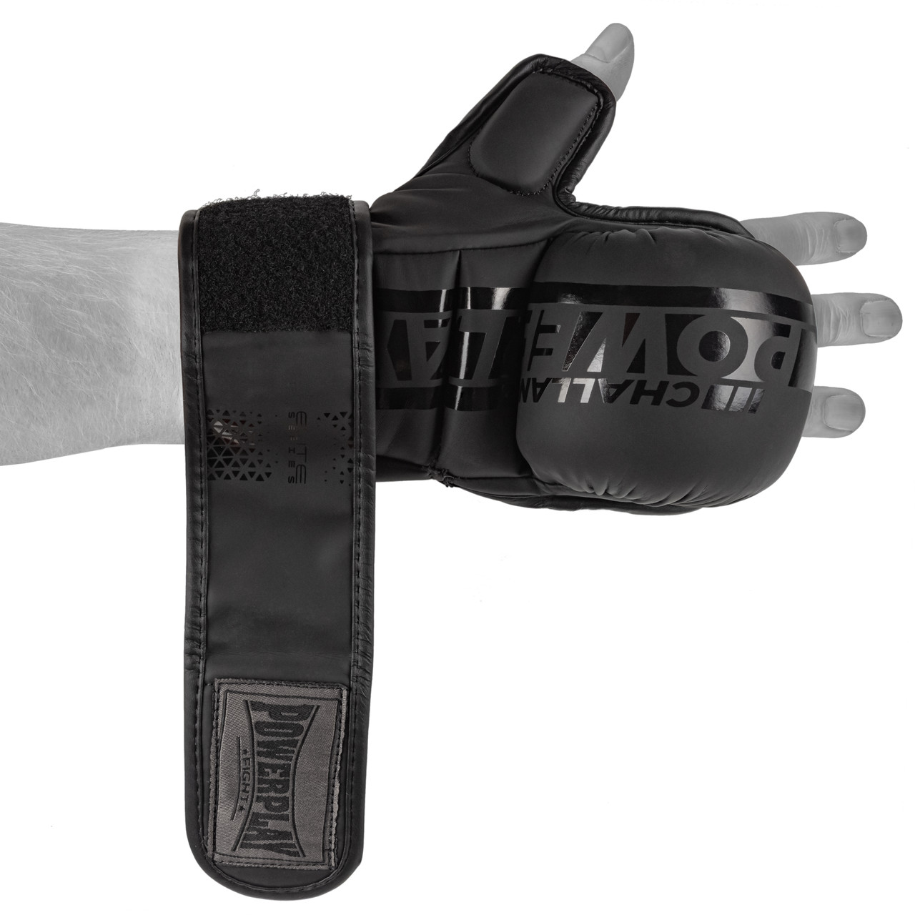 Рукавиці для MMA PowerPlay PP_3033 Ultra Matt Чорні XL