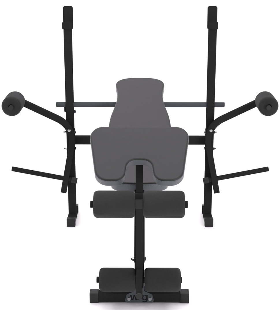 Лавка для жиму універсальна 0055 + Приставка Скотта. Складна