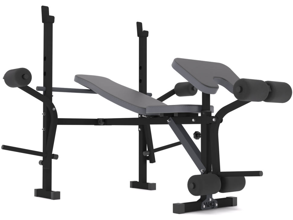 Лавка для жиму універсальна 0055 + Приставка Скотта. Складна