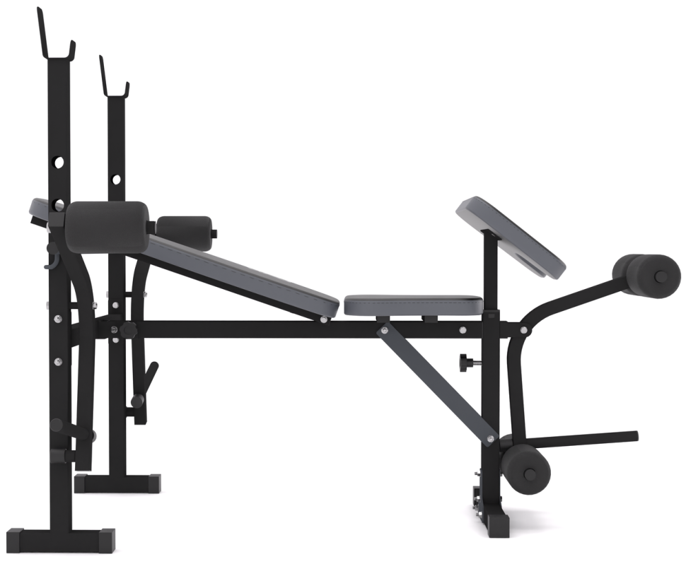 Лавка для жиму універсальна 0055 + Приставка Скотта. Складна