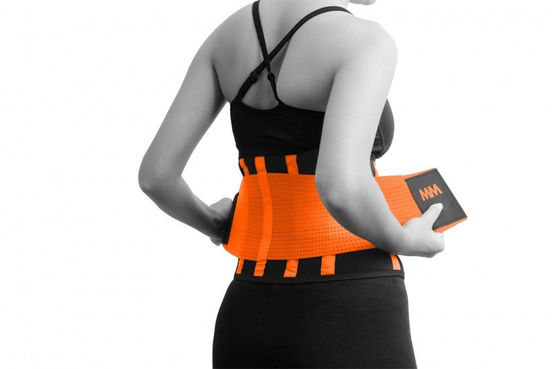Пояс компресійний MadMax MFA-277 Slimming belt Black/neon orange L
