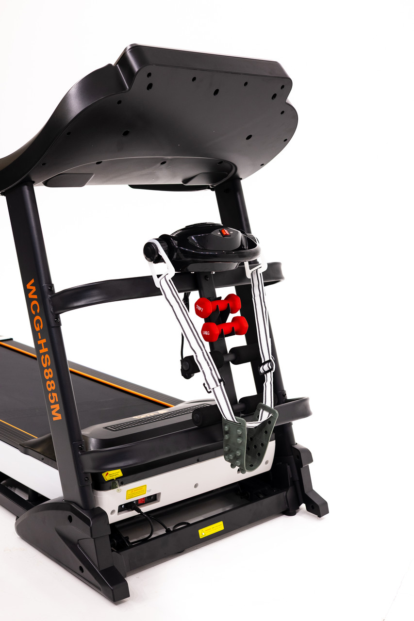 Бігова доріжка електрична WCG HS885M + Гантелі + Масажер 