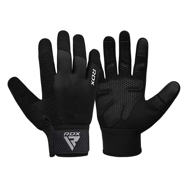 Рукавички для фітнесу RDX W1 Full Finger Plus Black M
