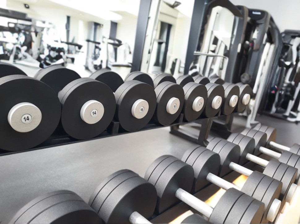 Гантельный ряд 12 кг - 30 кг RN-Sport (Крашенный)  2