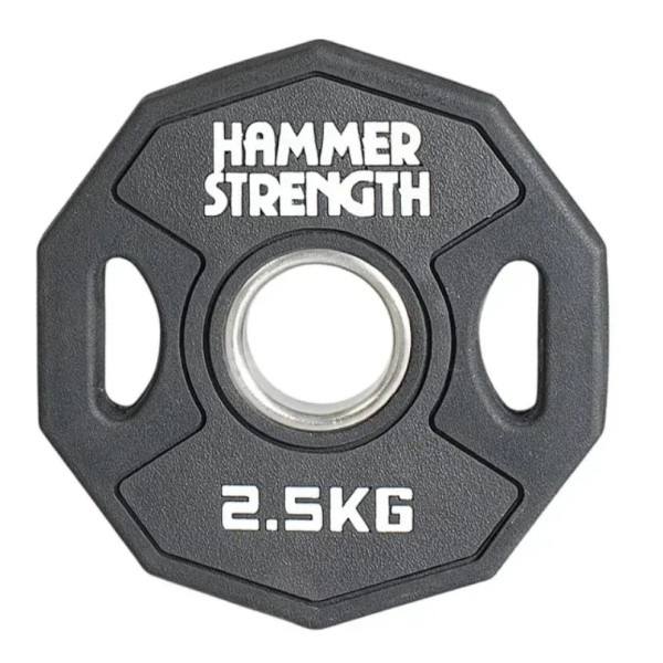 Диски обгумовані олімпійські Hammer Strength 51 мм 1.25 - 2.5 - 5 - 10 - 15 - 20 - 25 кг