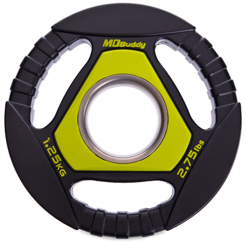 Диски поліуретанові Zelart TA-2677 d-51мм 1.25-2.5-5-10-15-20-25 кг