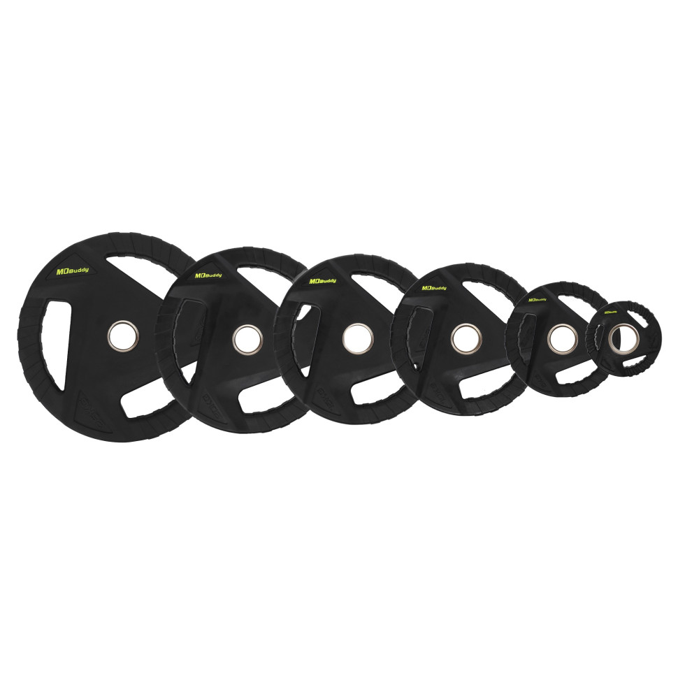 Диски поліуретанові MD Buddy TA-9649 d-51мм 1.25-5-10-15-20-25 кг