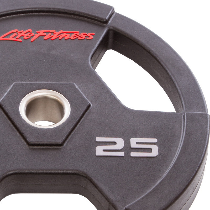 Диски поліуретанові Life Fitness d-51мм 2.5-5-10-15-20-25 кг