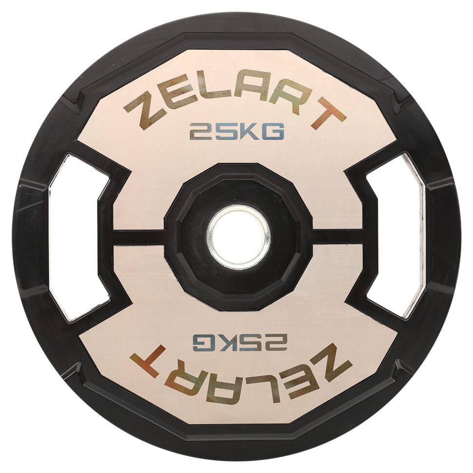 Диски поліуретанові Zelart TA-4792 d-51мм 2.5-5-10-15-20-25 кг