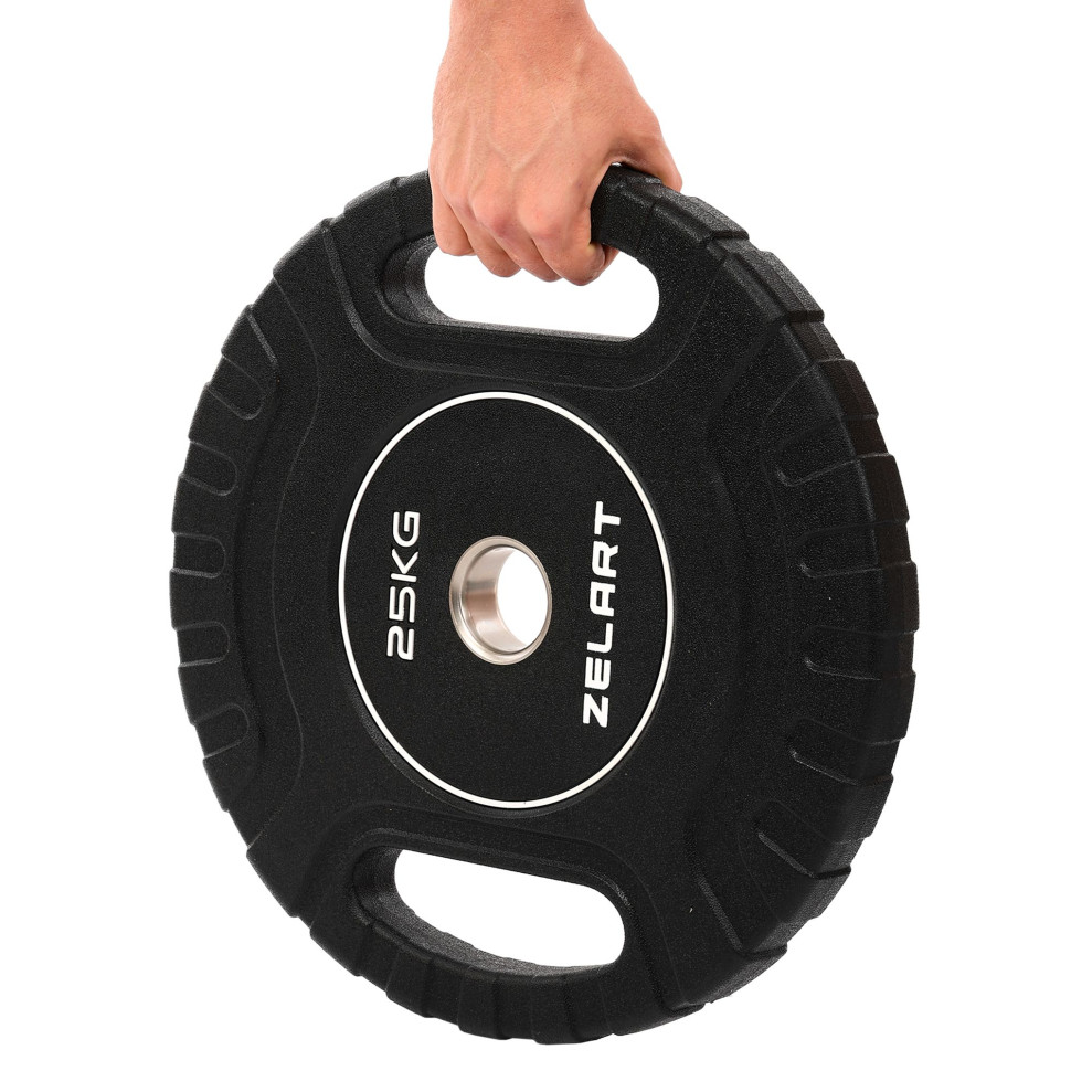Диски поліуретанові Zelart TA-3438 d-51мм 5-10-15-20-25 кг