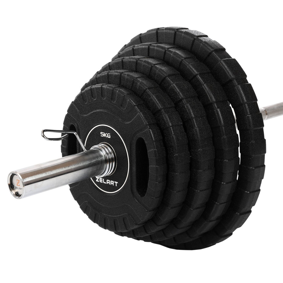 Диски поліуретанові Zelart TA-3438 d-51мм 5-10-15-20-25 кг