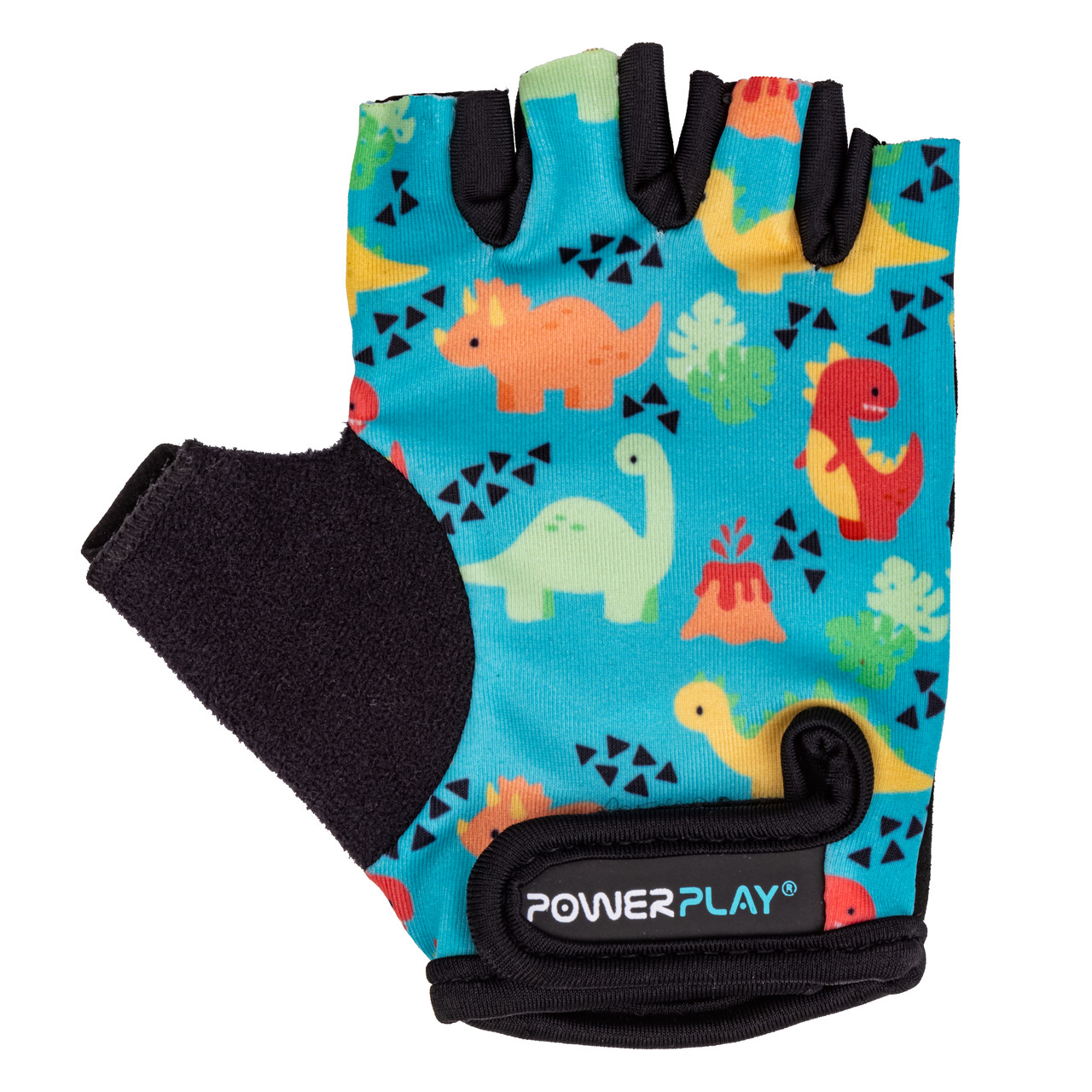 Розпродаж - Велорукавички дитячі PowerPlay 003 Dino 2XS (вік до 4 років)