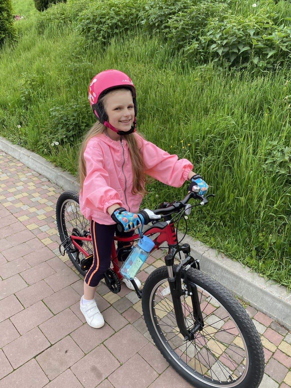 Розпродаж - Велорукавички дитячі PowerPlay 003 Dino 2XS (вік до 4 років)