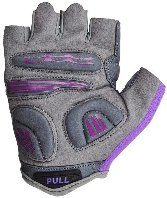 Велорукавички жіночі PowerPlay 5277 А Фіолетові XS