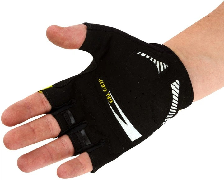 Велорукавички PowerPlay 5028 B Чорно-жовті M