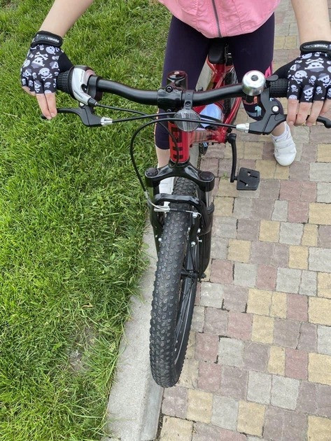 Велорукавички дитячі PowerPlay 5454 Череп S (вік до 6 років)