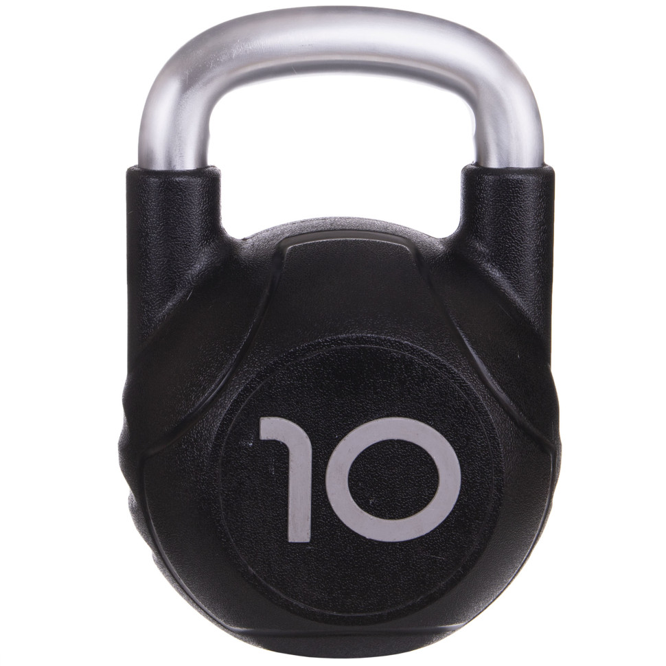 Гирі цільні з поліуретановим покриттям і хром. ручкою Zelart TA-2681 8-10-12-14-16-18-20-22-24-28-32 кг