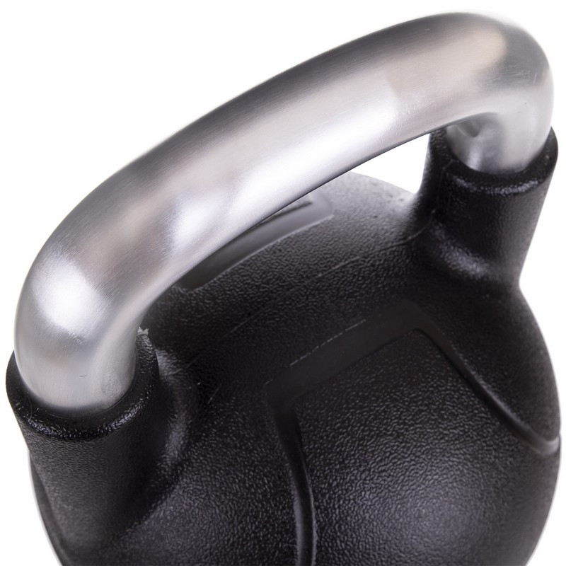 Гирі цільні з поліуретановим покриттям і хром. ручкою Zelart TA-2681 8-10-12-14-16-18-20-22-24-28-32 кг