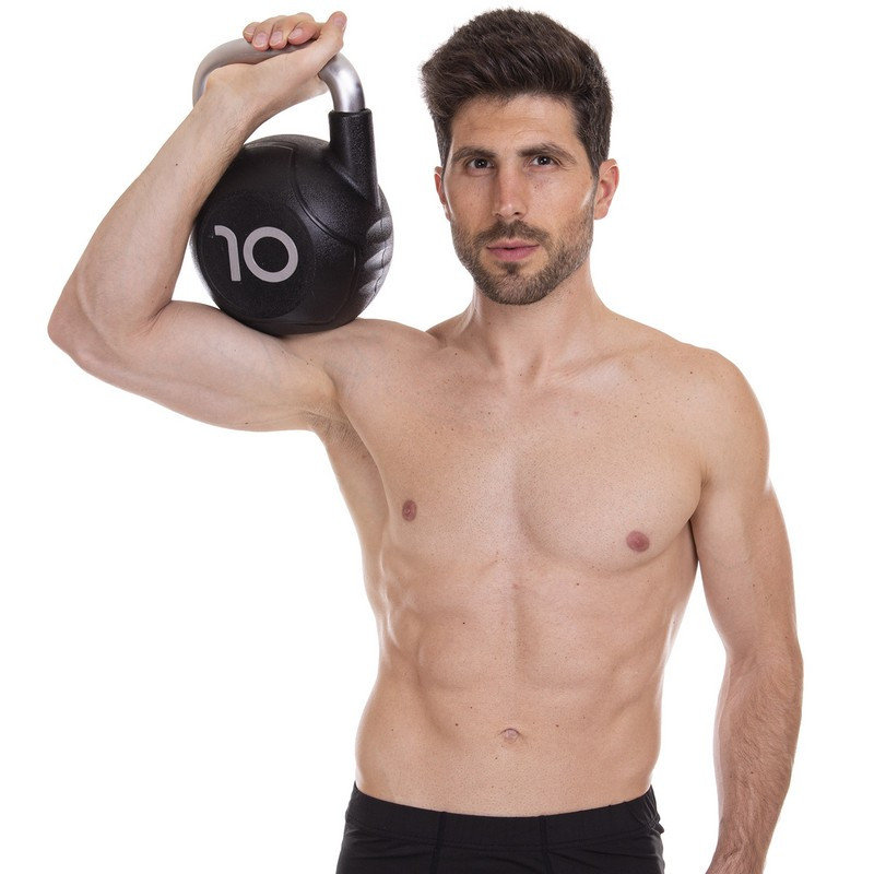 Гирі цільні з поліуретановим покриттям і хром. ручкою Zelart TA-2681 8-10-12-14-16-18-20-22-24-28-32 кг