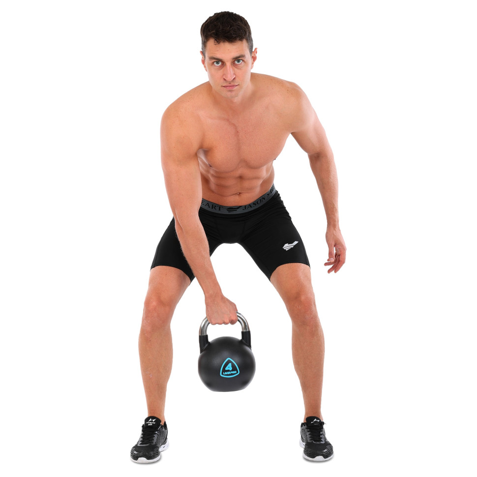 Гирі цільні сталеві пофарбовані LiveUp LP8042 4-6-8-10-12-16-20-24 кг