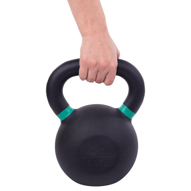 Гирі тренувальні цільні чавунні пофарбовані Zelart TA-3638 4-8-12-16-20-24-36 кг