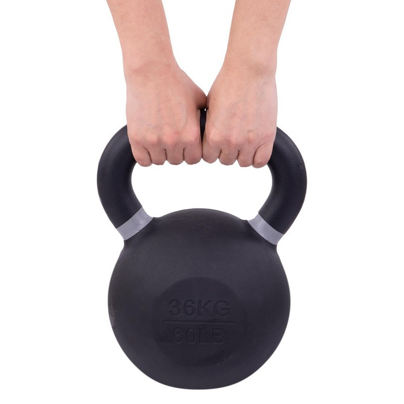 Гирі тренувальні цільні чавунні пофарбовані Zelart TA-3638 4-8-12-16-20-24-36 кг