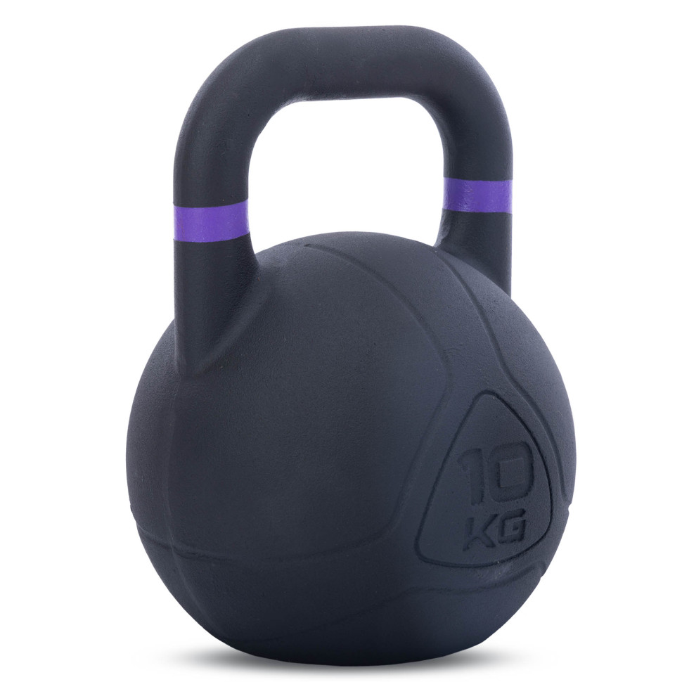 Гирі змагальні цільні чавунні пофарбовані LiveUp LP8044 8-10-12-16-20-24 кг