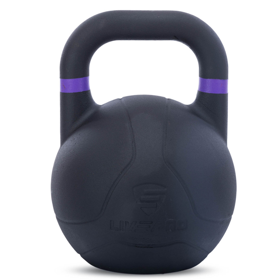 Гирі змагальні цільні чавунні пофарбовані LiveUp LP8044 8-10-12-16-20-24 кг