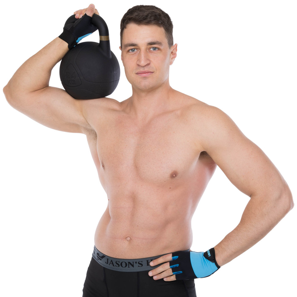 Гирі змагальні цільні чавунні пофарбовані LiveUp LP8044 8-10-12-16-20-24 кг