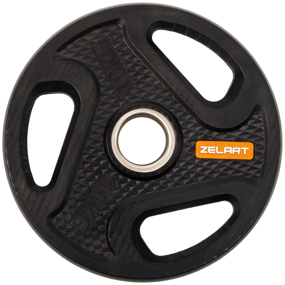Млинці диски композитні з потрійним хватом та металевою втулкою Zelart TA-4791 51мм 1.25-2.5-5-10-15-20 кг
