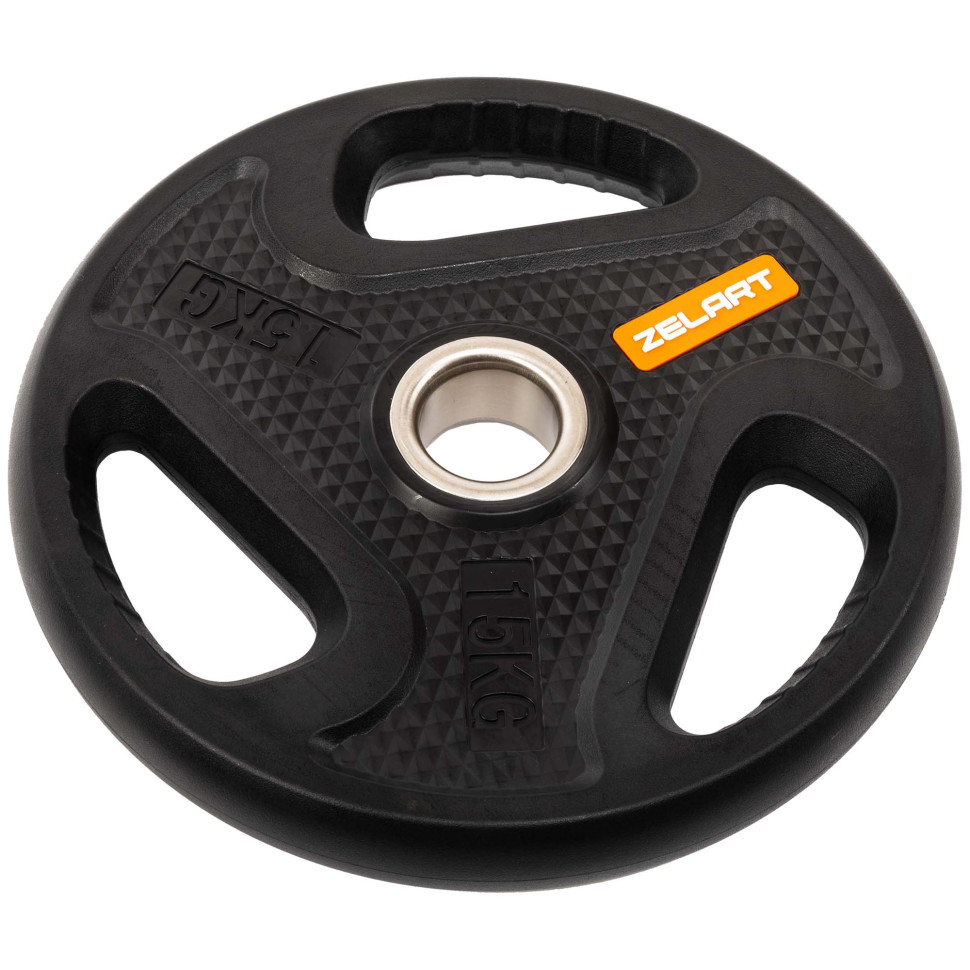 Млинці диски композитні з потрійним хватом та металевою втулкою Zelart TA-4791 51мм 1.25-2.5-5-10-15-20 кг