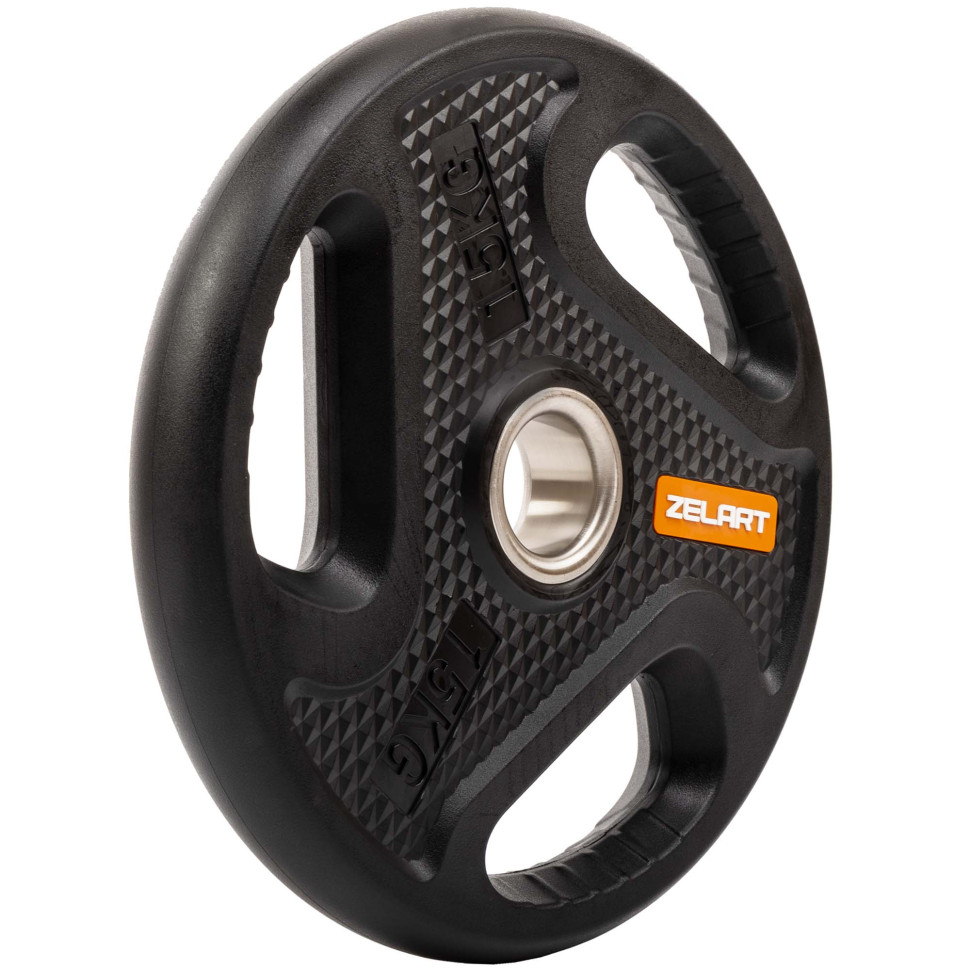 Млинці диски композитні з потрійним хватом та металевою втулкою Zelart TA-4791 51мм 1.25-2.5-5-10-15-20 кг