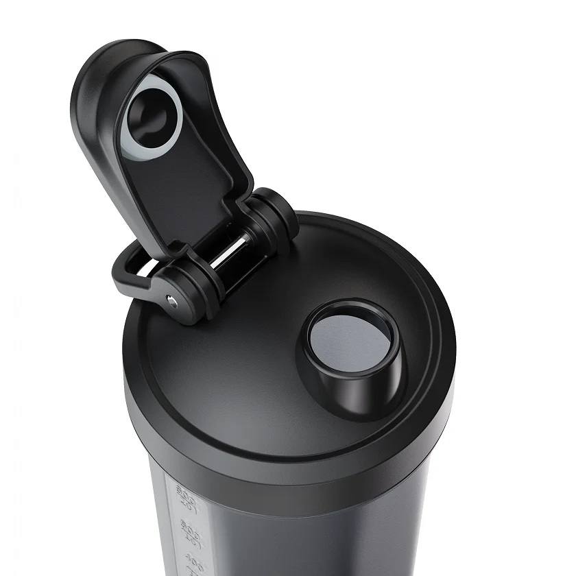 Шейкер спортивний електричний VOLTRX Merger 700 мл. Black