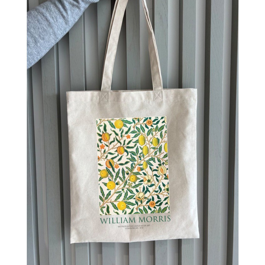 Екошопер BookOpt BK4075 WILLIAM MORRIS "Лимонне дерево" бежевий