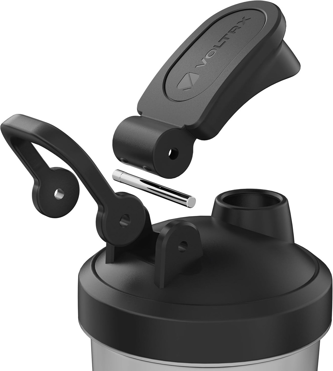 Шейкер спортивний електричний VOLTRX Merger 700 мл. Black