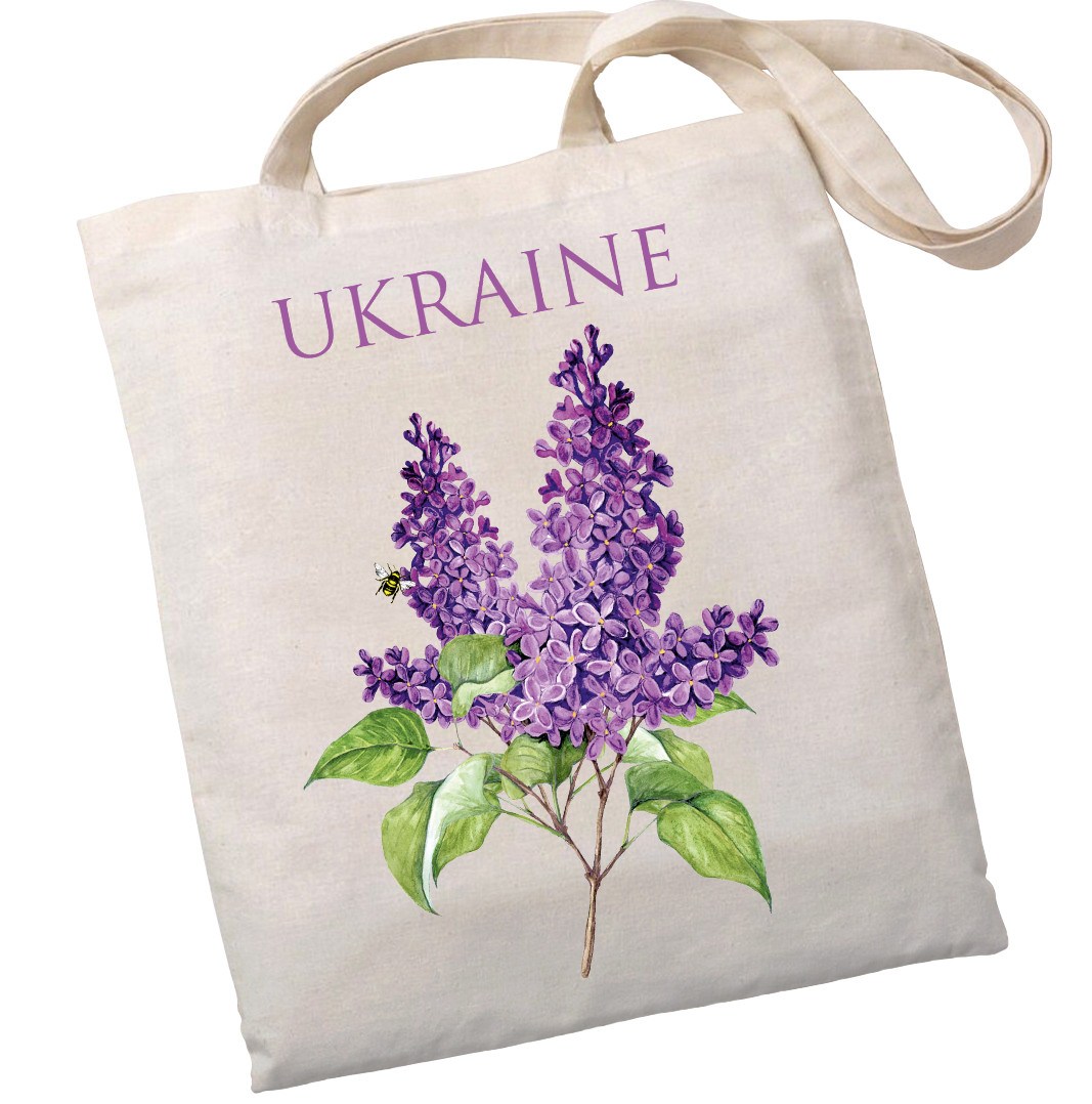 Екошопер BookOpt ВК4077 Ukraine "Бузок" бежевий