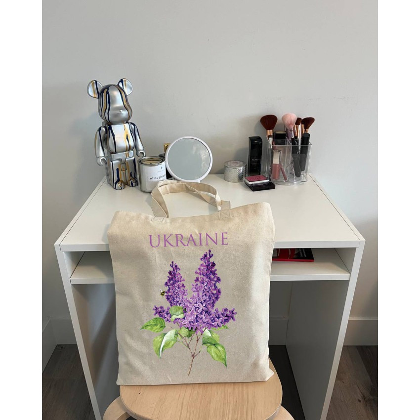 Екошопер BookOpt ВК4077 Ukraine "Бузок" бежевий