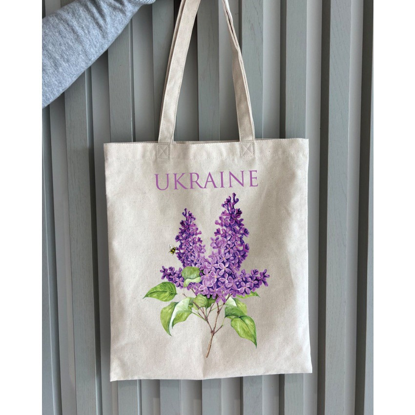 Екошопер BookOpt ВК4077 Ukraine "Бузок" бежевий