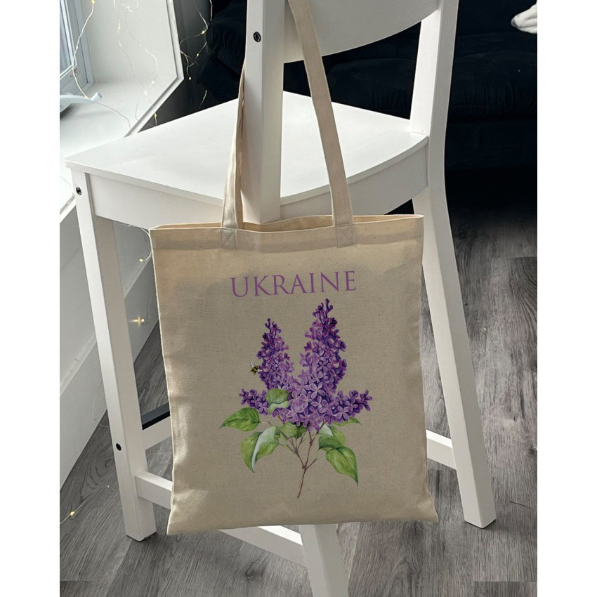 Екошопер BookOpt ВК4077 Ukraine "Бузок" бежевий